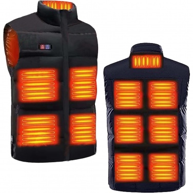 Logo trade advertising product photo of: SCX.design G01 heated bodywarmer with power bank
