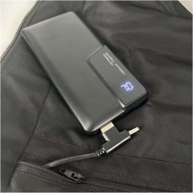 Logotrade advertising product picture of: SCX.design G01 heated bodywarmer with power bank