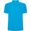 Pegaso Premium short sleeve kids polo, Turquois