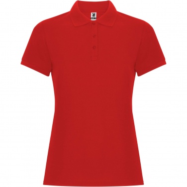 Logo trade corporate gifts image of: Pegaso Premium short sleeve women's polo