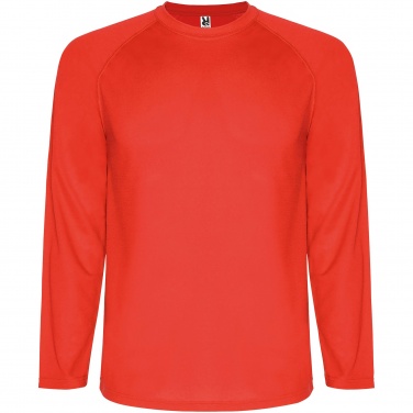 Logo trade promotional gifts image of: Montecarlo long sleeve kids sports t-shirt