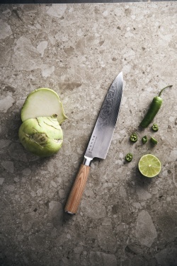Logo trade promotional merchandise photo of: VINGA Hattasan Damascus chef’s edition knife