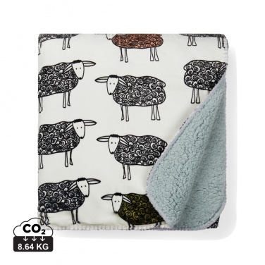 Logotrade corporate gift picture of: VINGA Sheep GRS recycled PET pile blanket