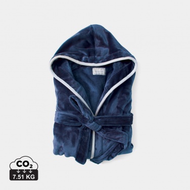 Logo trade promotional products image of: VINGA Louis luxury plush GRS RPET robe size S-M