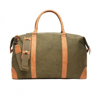 Logotrade promotional product image of: VINGA Bosler RCS recycled canvas weekend bag