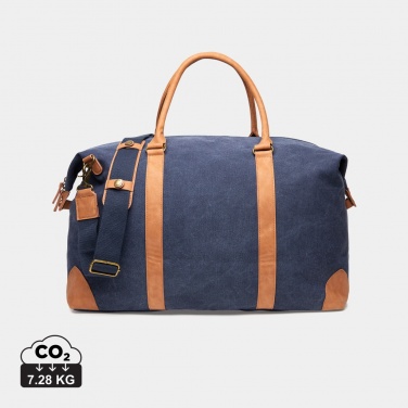 Logo trade promotional products image of: VINGA Bosler RCS recycled canvas weekend bag