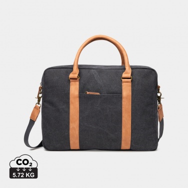 Logotrade promotional products photo of: VINGA Bosler RCS recycled canvas computer bag