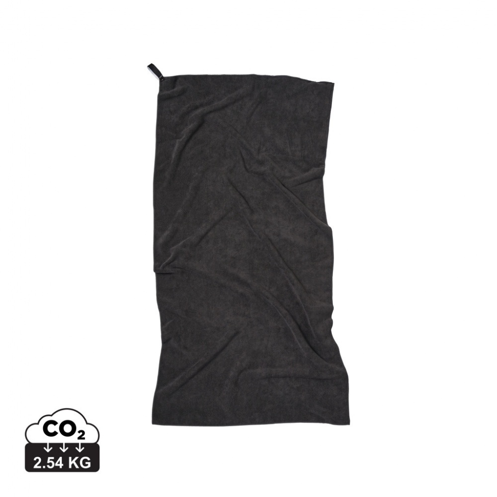 Logotrade promotional item picture of: VINGA GRS RPET active dry towel 140 x 70cm