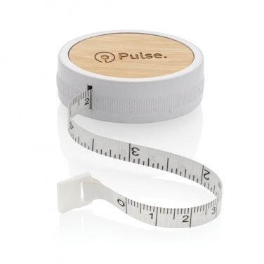 Logo trade promotional items image of: RCS recycled plastic & bamboo tailor tape