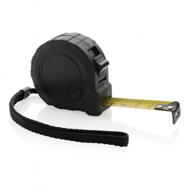 Logotrade corporate gift image of: RCS recycled plastic 3M/16 mm tape with stop button