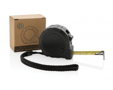 Logotrade promotional item image of: RCS recycled plastic 3M/16 mm tape with stop button