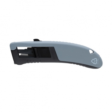 Logotrade promotional giveaway picture of: RCS certified recycled plastic Auto retract safety knife