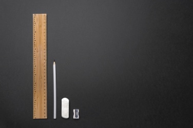 Logo trade promotional items picture of: Timberson extra thick 30cm double sided bamboo ruler