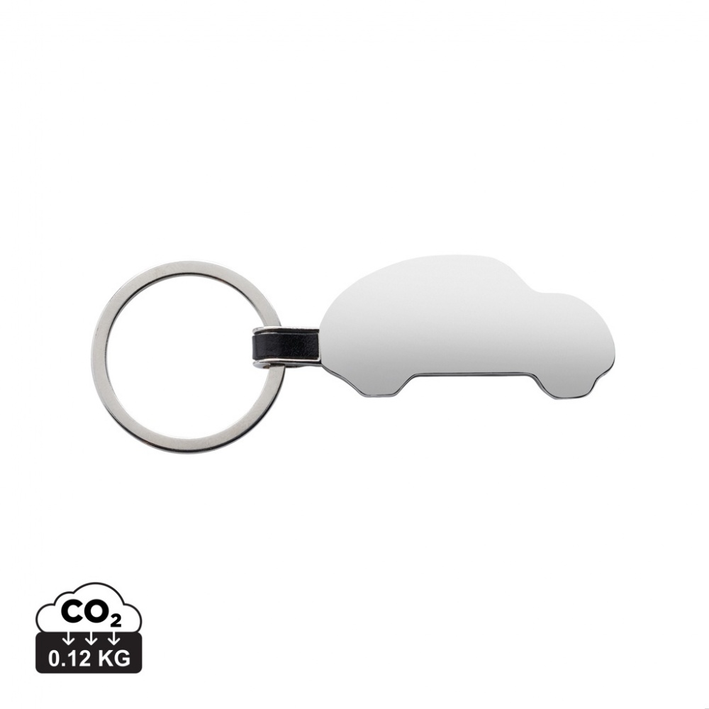 Logotrade business gifts photo of: RCS recycled zinc alloy car keyring
