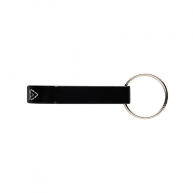 Logo trade advertising products image of: RCS recycled aluminum bottle and can opener