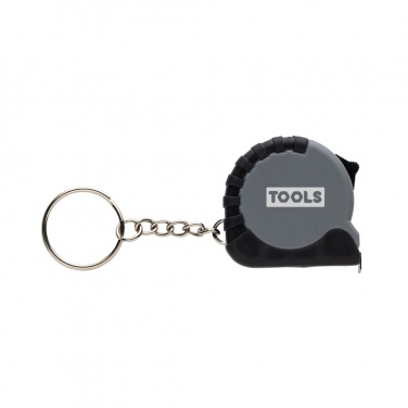 Logo trade promotional items image of: MeasureMate RCS reycled ABS 1 meter tape keychain