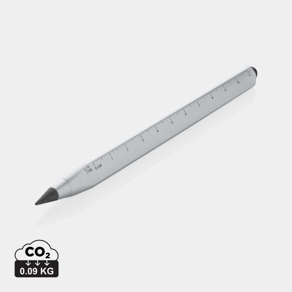 Logotrade promotional item picture of: Eon RCS recycled aluminum infinity multitasking pen