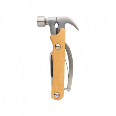 Logo trade promotional merchandise picture of: Wooden multi-tool hammer