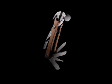 Logo trade promotional gifts image of: Wooden multi-tool hammer