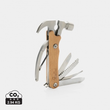 Logo trade corporate gifts picture of: Wooden multi-tool hammer