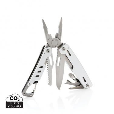 Logo trade business gifts image of: Solid multitool with carabiner