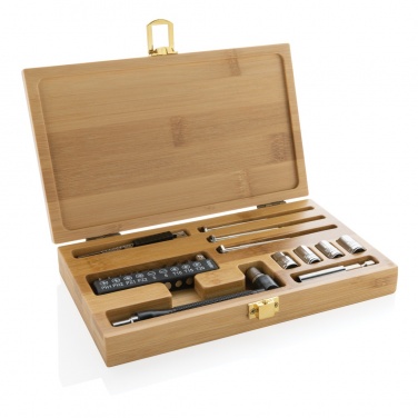 Logotrade promotional product image of: Carvine 21 pcs bamboo tool set