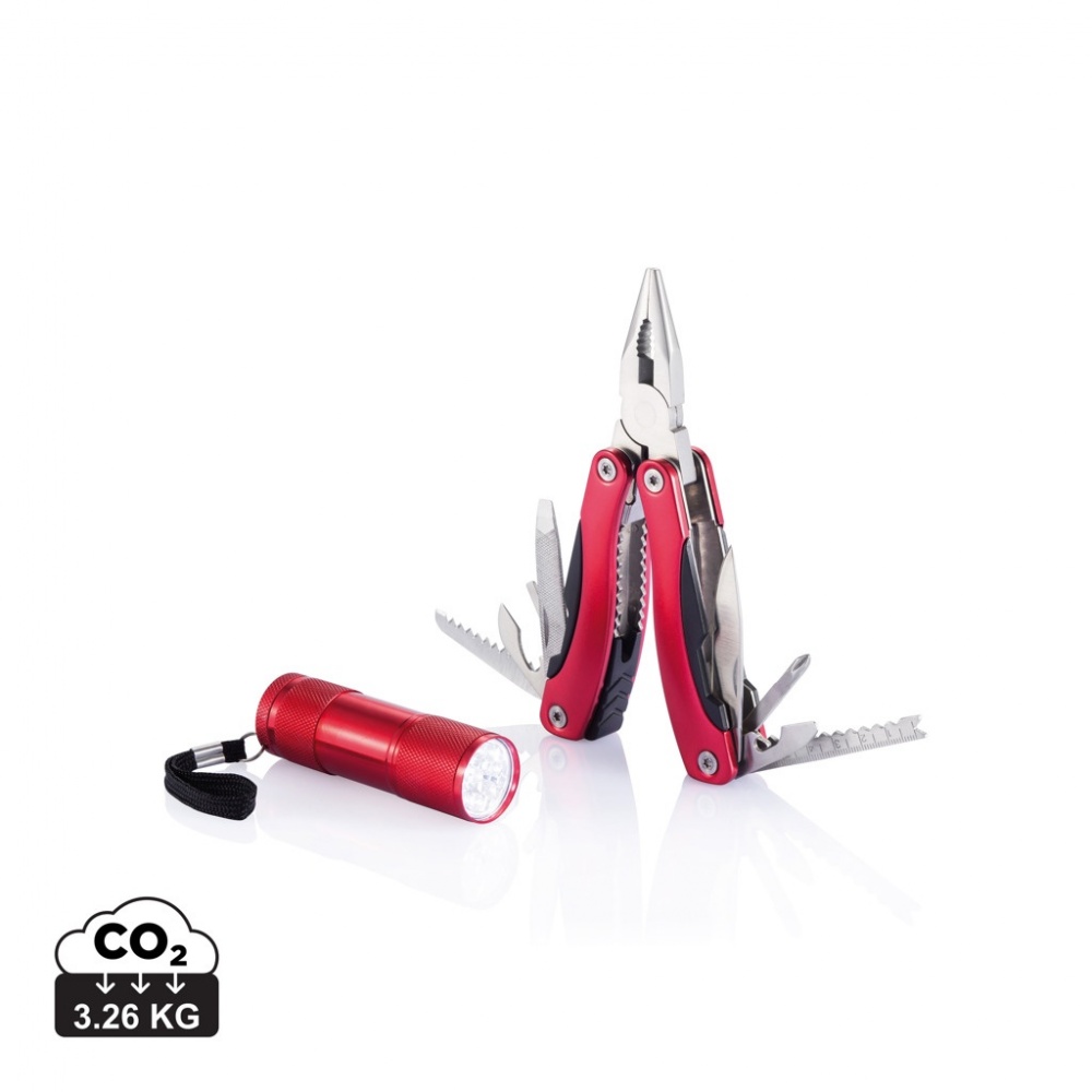 Logotrade promotional gift image of: Multitool and torch set