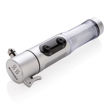 Logo trade business gifts image of: Emergency light with hammer