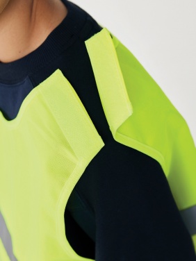 Logo trade promotional items image of: GRS recycled PET high-visibility safety vest 7-12 years