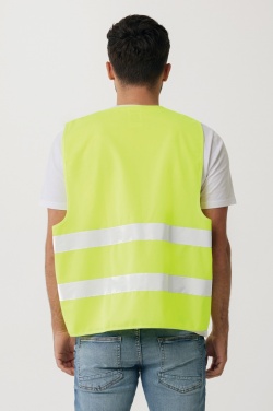 Logotrade promotional gift image of: GRS recycled PET high-visibility safety vest