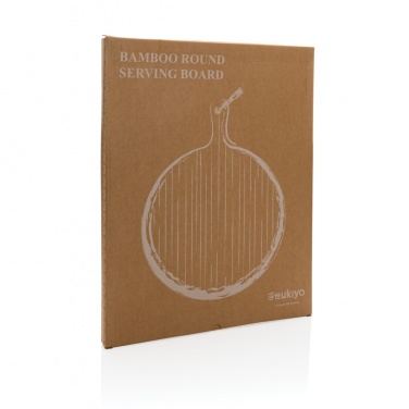 Logotrade corporate gift image of: Ukiyo bamboo round serving board