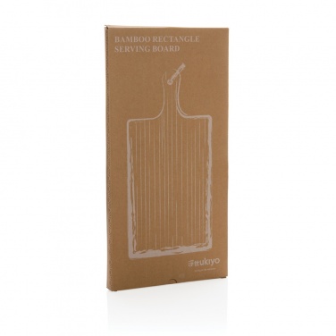 Logotrade promotional merchandise picture of: Ukiyo bamboo rectangle serving board
