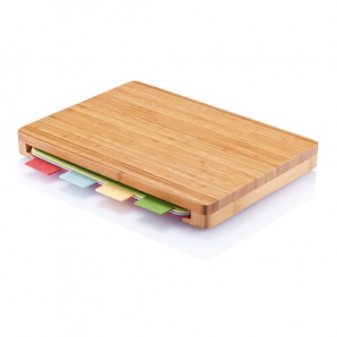 Logotrade promotional merchandise picture of: Cutting board with 4pcs hygienic boards