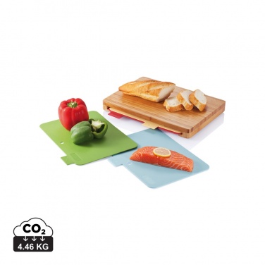 Logo trade corporate gifts picture of: Cutting board with 4pcs hygienic boards