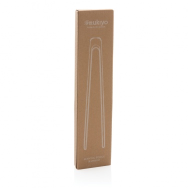 Logo trade corporate gifts picture of: Ukiyo bamboo serving tongs