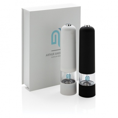 Logo trade advertising product photo of: Electric pepper and salt mill set