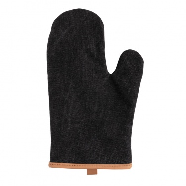 Logo trade promotional gift photo of: Deluxe canvas oven mitt