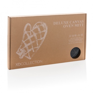 Logotrade promotional giveaways photo of: Deluxe canvas oven mitt