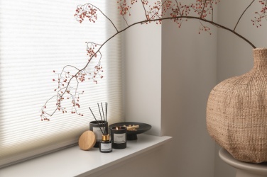 Logotrade business gift image of: Ukiyo small scented candle in glass