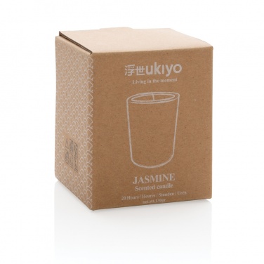 Logo trade corporate gifts image of: Ukiyo small scented candle in glass