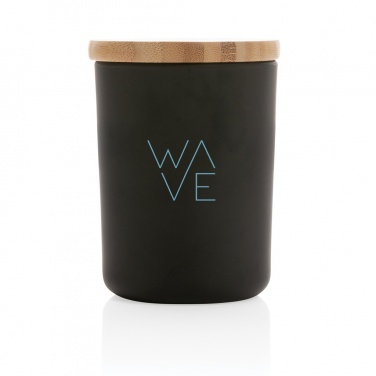 Logotrade promotional merchandise picture of: Ukiyo deluxe scented candle with bamboo lid