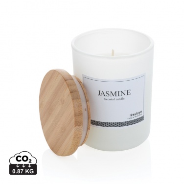 Logotrade promotional giveaway picture of: Ukiyo deluxe scented candle with bamboo lid