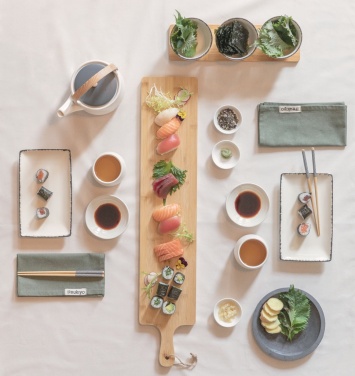 Logotrade promotional giveaways photo of: Ukiyo 3pc serving bowl set with bamboo tray