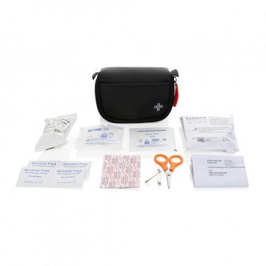Logotrade promotional item picture of: RCS recycled nubuck PU pouch first aid set mailable