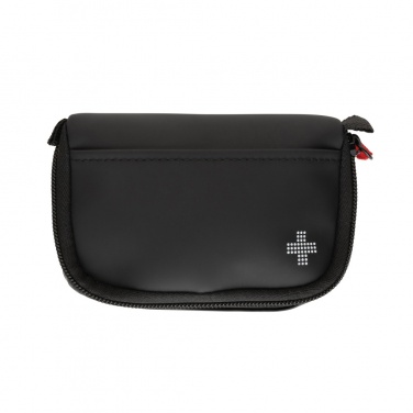 Logo trade promotional merchandise photo of: RCS recycled nubuck PU pouch first aid set mailable