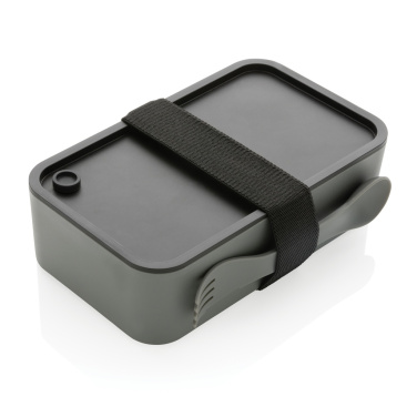 Logo trade promotional giveaways image of: GRS recycled PP lunch box with spork