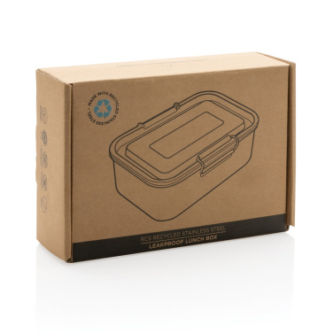 Logo trade promotional giveaways image of: RCS Recycled stainless steel leakproof lunch box
