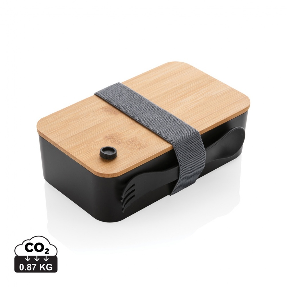 Logo trade promotional merchandise image of: RCS RPP lunchbox with bamboo lid