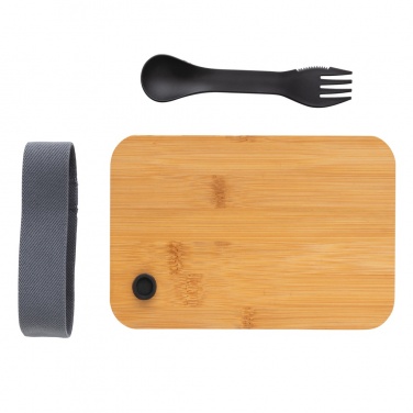 Logo trade corporate gifts picture of: RCS RPP lunchbox with bamboo lid