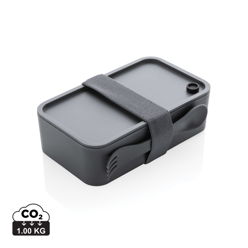 Logo trade corporate gift photo of: PP lunchbox with spork
